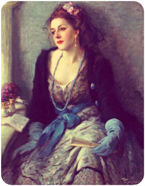 Felicity and Elegance painting by Fernand Toussaint
