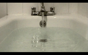 running faucet for lenitive bath gif via LaWhimsy by giphy